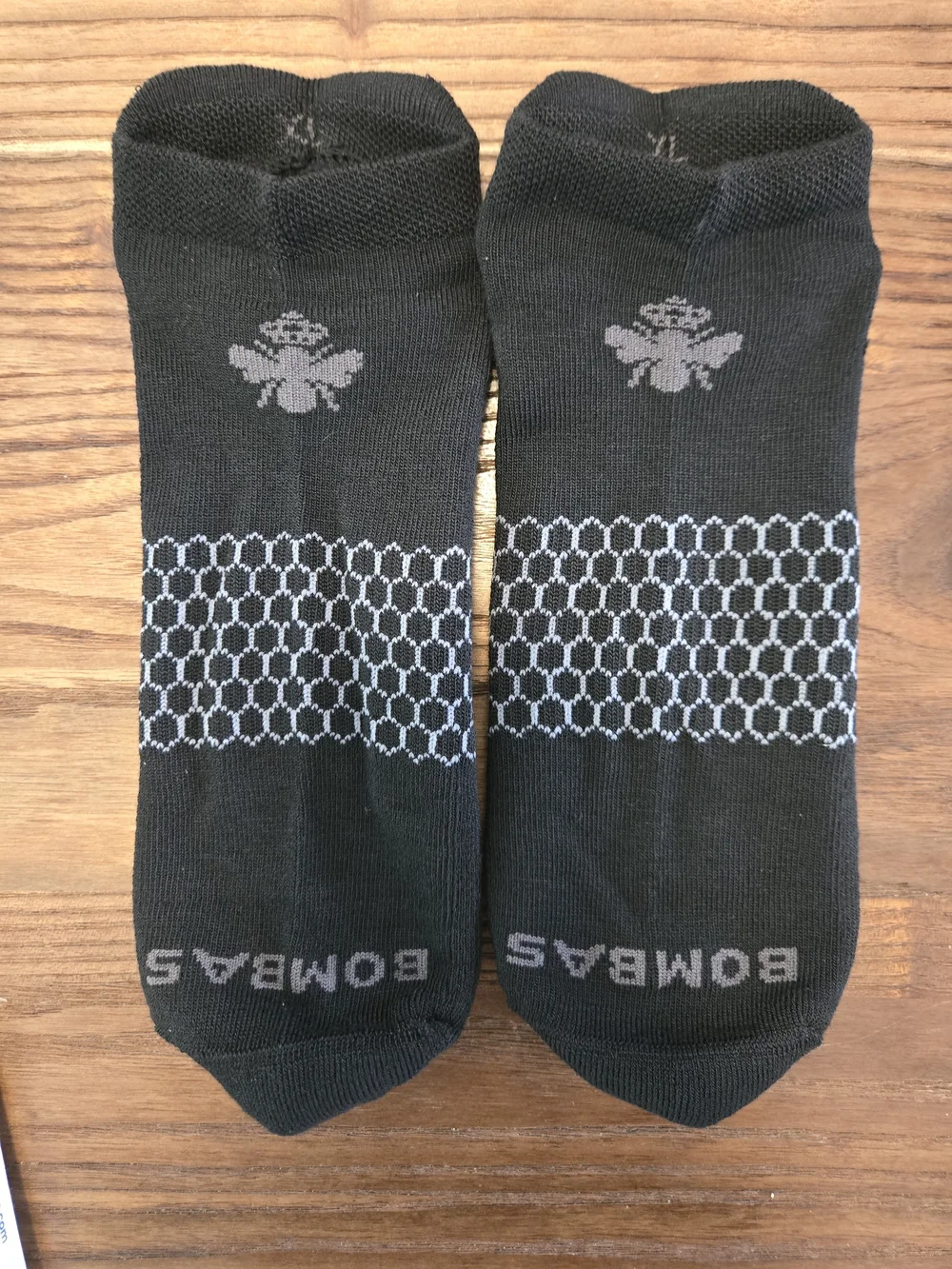 BOMBAS Men's Black Lot of 8 Pairs Low Ankle Socks Size XL Arch Support